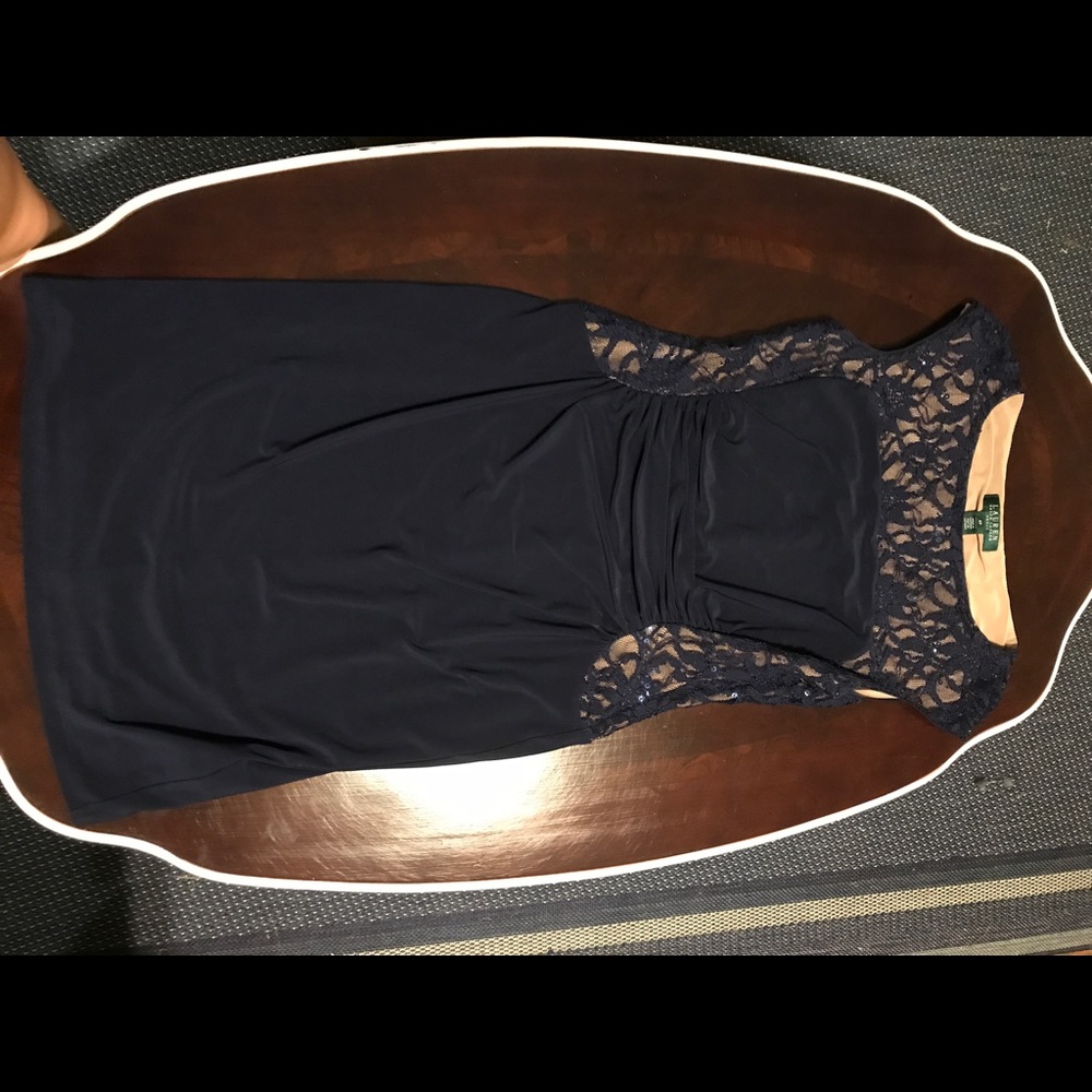 Navy blue dress
